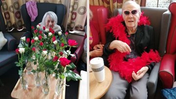 Love is in the air at Woking care home